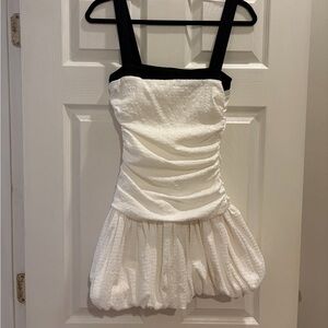 Zara balloon textured dress